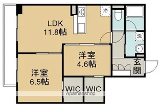 リアン・シャテーニュ【1階】の間取り