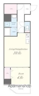 グランパシフィック帝塚山INNOVATION【8階】の間取り