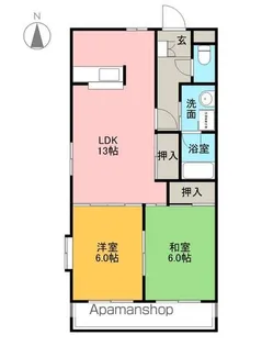 コーラル半田【2階】の間取り