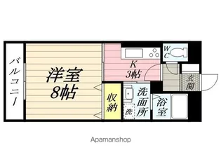 青山コーポB【2階】の間取り