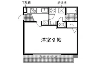 ハウスセゾン京大北【201号室】の間取り