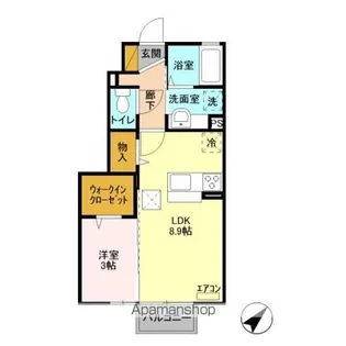 フォーゲルテラス ロート I【1階】の間取り