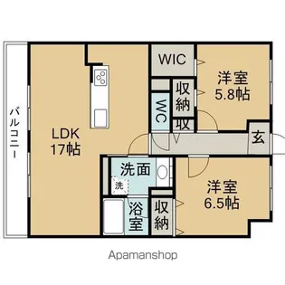 MAISON DE COEUR(メゾンドクール)【1階】の間取り