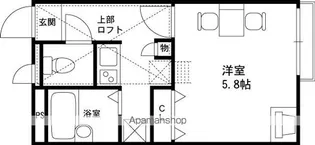 レオパレス桜通り【2階】の間取り
