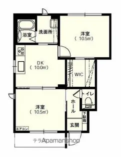 オッホC【1階】の間取り