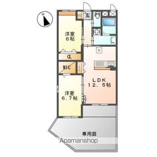 LA MAISON DU REVE (ラ・メゾン・デュ・レーヴ)【1階】の間取り