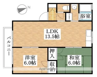 ファミール88【2階】の間取り