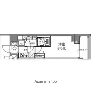 SーRESIDENCE横濱吉野町【8階】の間取り