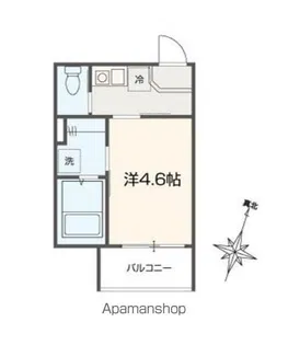 MELLAS北与野【2階】の間取り