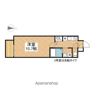 ビ・アバンス【8階】の間取り