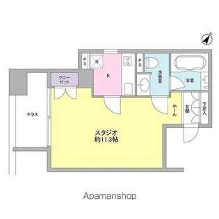 コンフォリア南青山【4階】の間取り