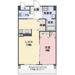 シャイン・ヴィレッジ【1階】の間取り