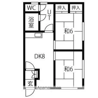 コーポ吉田【2階】の間取り