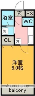 ソレーユ高畑【4階】の間取り