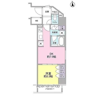 コンフォリア新宿御苑Ⅱ【13階】の間取り