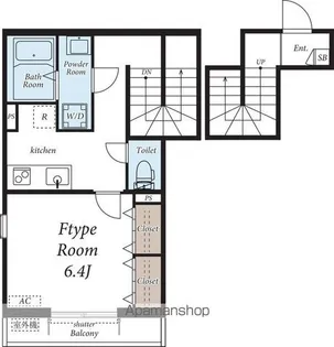 リブリ・O&Y【2階】の間取り