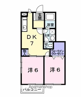 サンパティーク【1階】の間取り