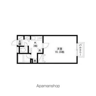 リヴェール市川C棟【1階】の間取り