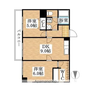 ドリームハイツエリカ【3階】の間取り