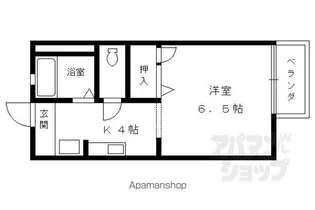 ラ・フェール大久保【202号室】の間取り