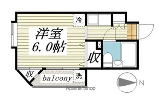 メゾン・ド・タンプル【3階】の間取り
