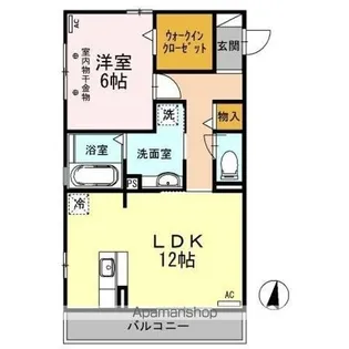 サフィール【3階】の間取り