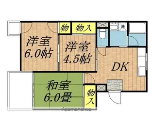 コーポ小林Ⅱ【101号室】の間取り