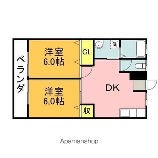 マキシマムドリームⅠ【205号室】の間取り