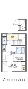 レオパレスKAN【202号室】の間取り