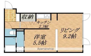 ポーザタウン当別NO.2【3階】の間取り