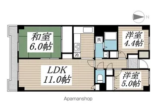 翠峯壱番館【4階】の間取り
