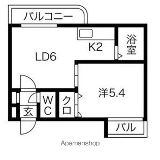リッチヒルズ弐番館【107号室】の間取り