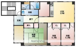 第一エイトビル【3階】の間取り