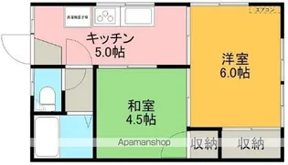 ハイツクリタ【207号室】の間取り