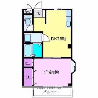 エルディムK【2階】の間取り