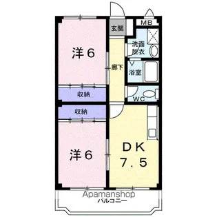 ビストロドタカギ【3階】の間取り