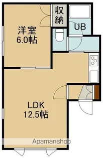 ファミールⅡ【101号室】の間取り