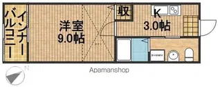 Mステージ高丘【101号室】の間取り