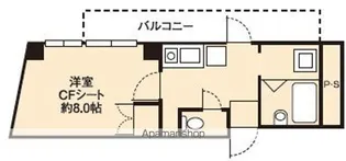 ドミール堺筋本町【12階】の間取り
