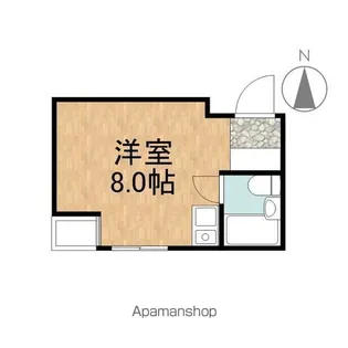 京町ロータリービル【502号室】の間取り