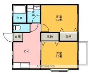 フォーレス宗方Ⅱ【201号室】の間取り