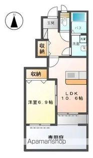 ファインコートⅠ (FINE COURT)【1階】の間取り