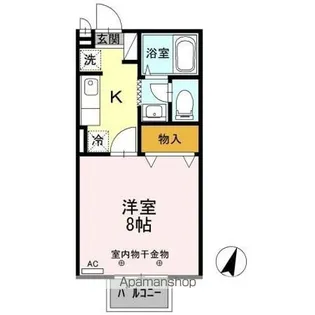 MAISON WEST(メゾンウエスト)【2階】の間取り