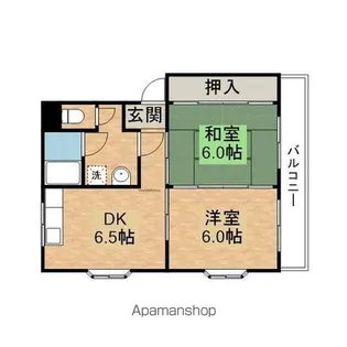 ベル・パステ【1階】の間取り