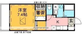 ルネス カシーラ【1階】の間取り