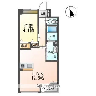 アクティブシティー横塚【1階】の間取り