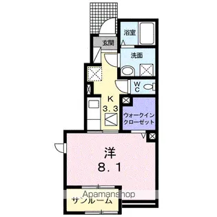 アーネラⅡ【1階】の間取り