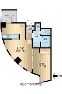 ウィルテラス新代田【4階】の間取り