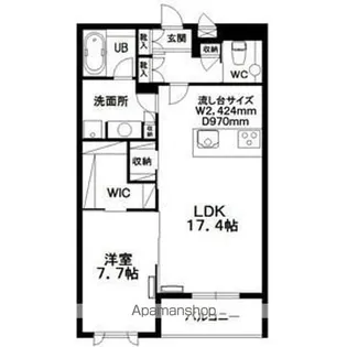 HILLS RESIDENTIAL S12【2階】の間取り
