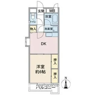 フィープル一社【4階】の間取り